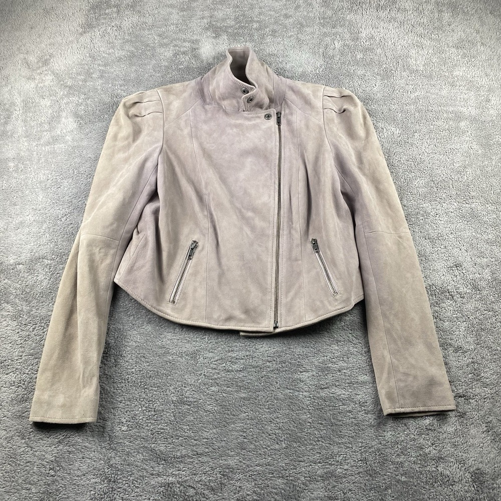 Leith Jacket Womens Medium‎ Purple Quail Long Sleeve